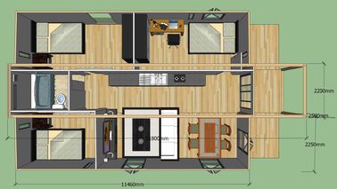 Flexible Container House Homes With Mobile Home Thailand For Sale