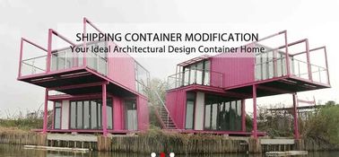 Convenient Transport Container Homes , 40ft Luxury Mobile Homes For Living
