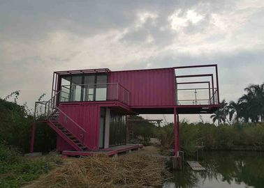 Custom Double Wide Mobile Homes / Portable Container House With Good Water Tightness