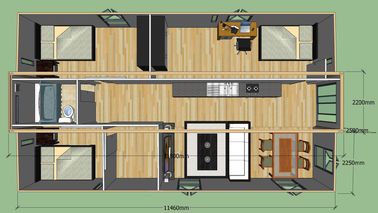 Can Be Moved At Any Time Modern Container House With Mobile Home