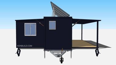 Modern Container House New Zealand , Expandable Tiny Home With Off Grid Solar System