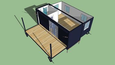 Modern Container House New Zealand , Expandable Tiny Home With Off Grid Solar System