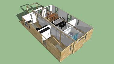 Low Energy Consumption Container House Prefab Houses With Mobile Home Containers