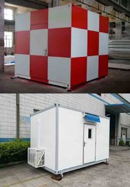 Custom Outdoor Equipment Shelters FRP Container 20ft 40ft Multistory With Split AC