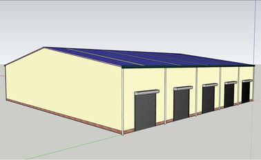 Large Span Prefabricated Steel Structures / Prefabricated Self Storage Buildings