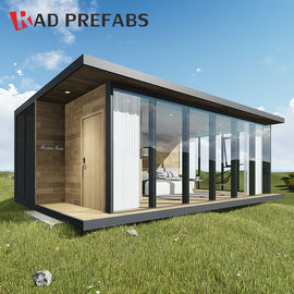 RAD Luxury Floating Wood Cladding Folding Container Prefabricated Homes